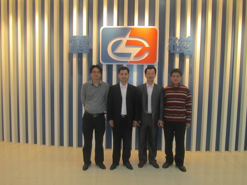 铭科高层领导前往上海雷磁进行考察